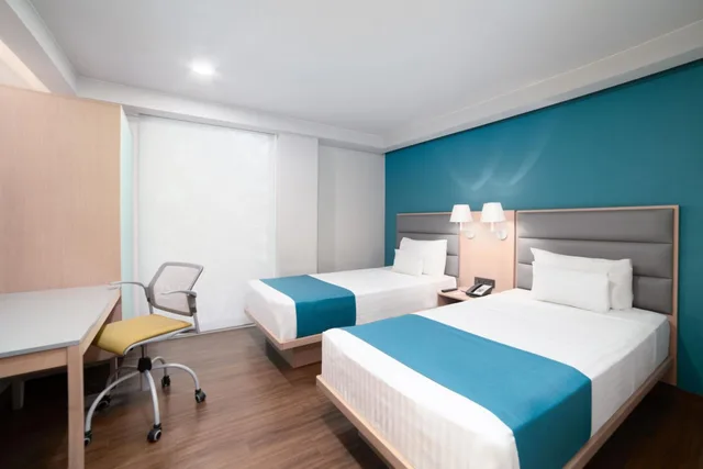 جناح بسرير مزدوج أو سريرين منفصلين بغرفة نوم واحدة مع أريكة، City Express Suites by Marriott Ciudad de Mexico Anzures 6/10