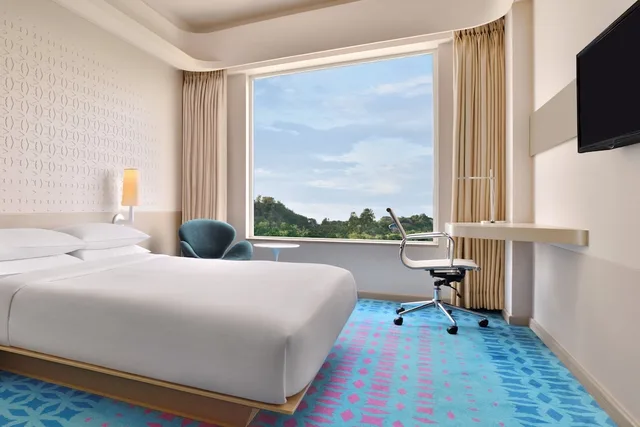 غرفة ديلوكس بسريرين منفصلين بإطلالة على المدينة، Fairfield By Marriott Hyderabad Gachibowli 2/6