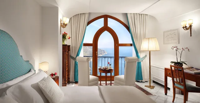 غرفة ديلوكس بسرير مزدوج أو سريرين منفصلين بإطلالة على البحر، Palazzo Avino Preferred Hotels And Resorts 1/1