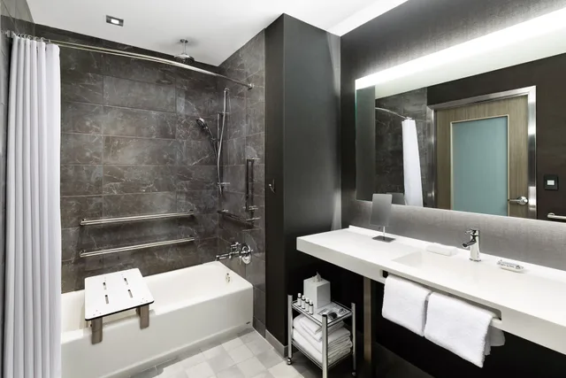 غرفة قياسية بسرير كينج لذوي الإعاقة، AC Hotel by Marriott Bethesda Downtown 3/3