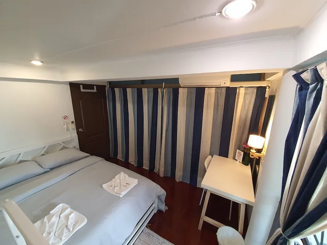غرفة أساسية بسرير كوين بإطلالة على الحديقة بحمام مشترك، Hostel 16 1/8