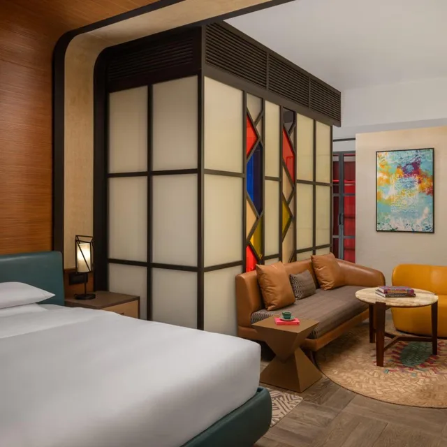 جناح جونيور بإطلالة على الفناء، Andaz By Hyatt Residence - Palm Jumeirah 1/3