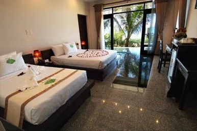 بنغل بسرير كوين بإطلالة على البحر، Saigon Emerald Resort 1/1