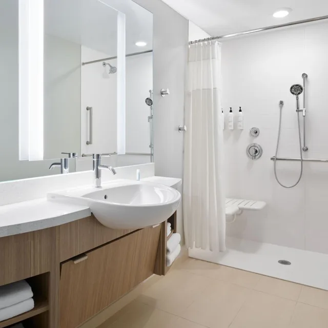 جناح بسرير كينج بإطلالة على الجبل مع أريكة في الطابق العلوي، Springhill Suites By Marriott Avon Vail Valley 4/6