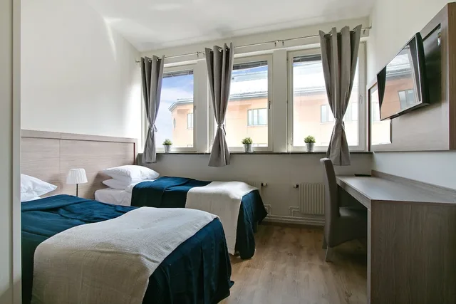 غرفة قياسية بسريرين منفصلين، Hotell Kringelstaden 2/5
