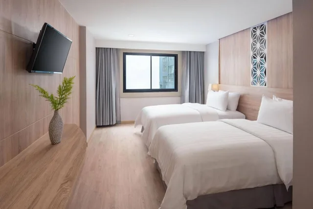 غرفة بسرير مزدوج بإطلالة جزئية على البحر، Rodina Beach Hotel 9/10