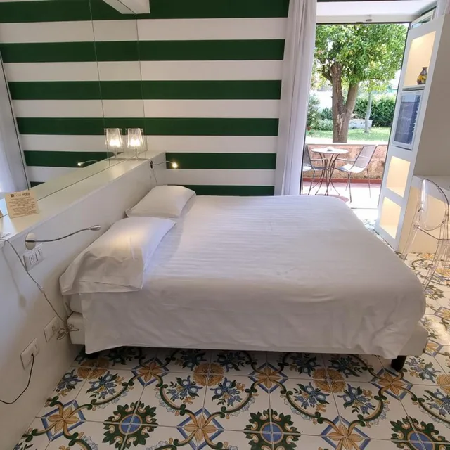 غرفة بسرير مزدوج أو سريرين منفصلين بشرفة، Hotel Alpha 3/10