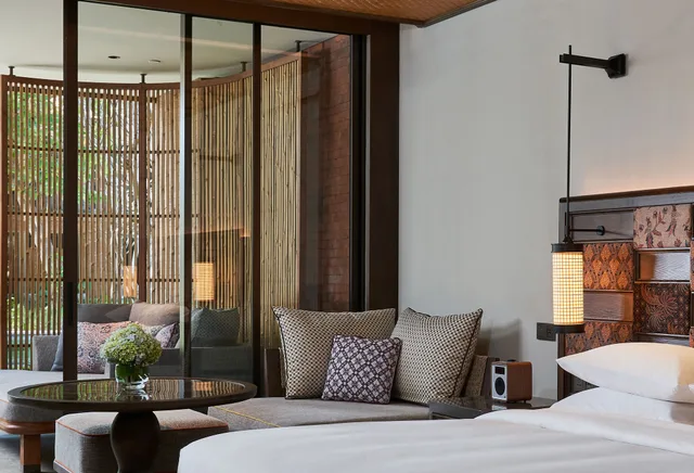غرفة ديلوكس بسريرين منفصلين، Andaz Bali 1/4
