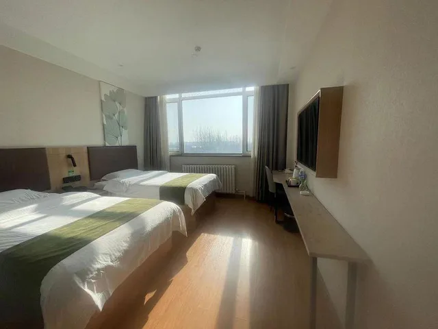 غرفة سوبيريور بسريرين، GreenTree Inn Qingdao Laixi High-speed Railway Station Shenzhen Road Express Hotel 1/1