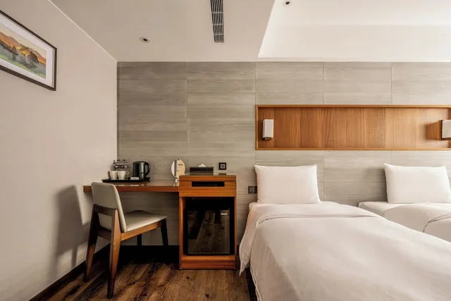 غرفة بسرير مزدوج أو سريرين منفصلين، Jin Man Jia Hotel 3/10