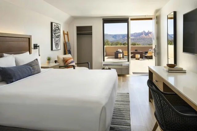 Red Rocks, Guest Room, King Bed, Red Rock View, Terrace, High Floor, Top Floor، Sky Rock Sedona, a Tribute Portfolio Hotel 2/10