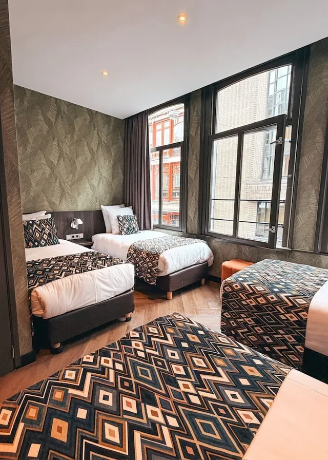 غرفة رباعية بأربعة أسرّة، Hotel Damsquare 7/10
