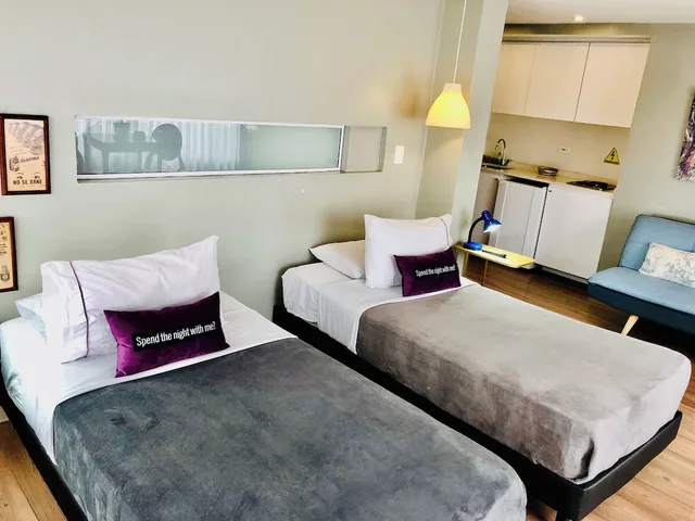 Room, Twin Beds, Hotel Living 55 2/5