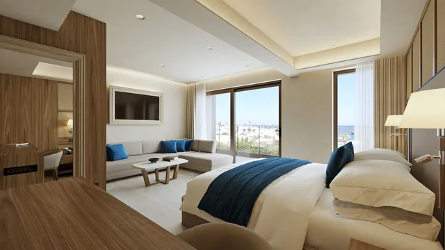 Open Plan, Luxury, Suite, King Bed, Sea Front, Shared Pool, 2 Sofa، Nana Royal Premium Resort & Spa 4/9