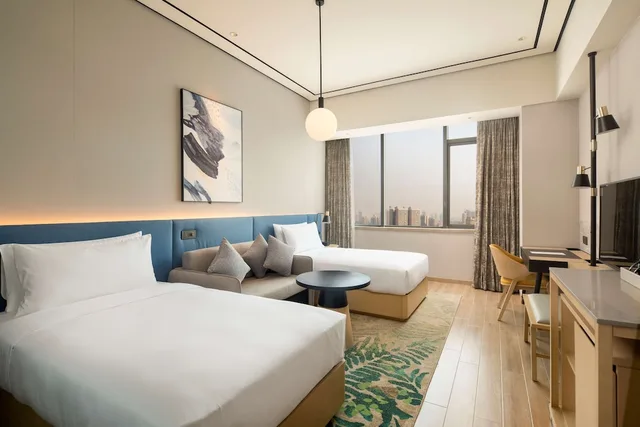 غرفة أساسية بسريرين منفصلين، Hilton Garden Inn Changde Dingcheng 1/4