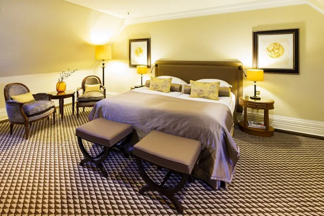 غرفة غراند ديلوكس بسرير مزدوج، Althoff Grandhotel Schloss Bensberg 3/6