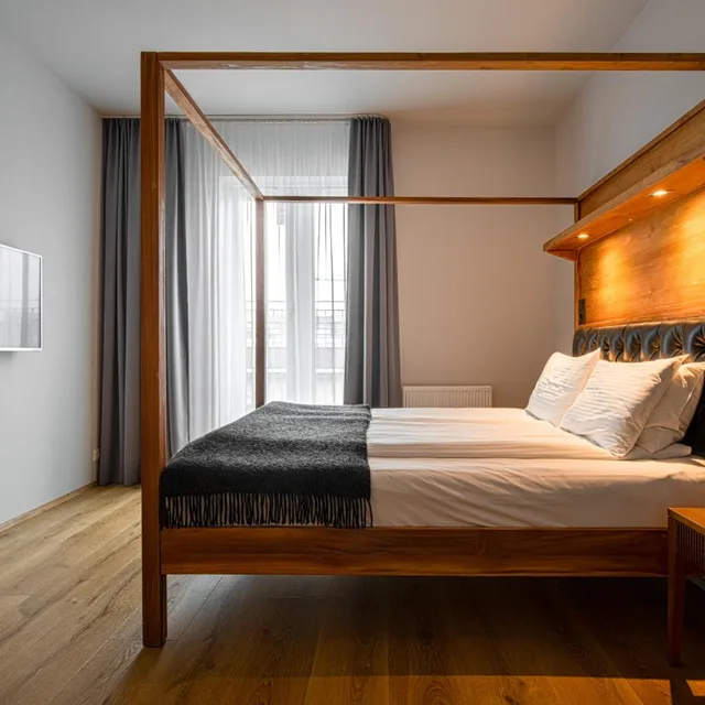 غرفة بسرير مزدوج بإطلالة على المدينة، Hotel Von 3/10