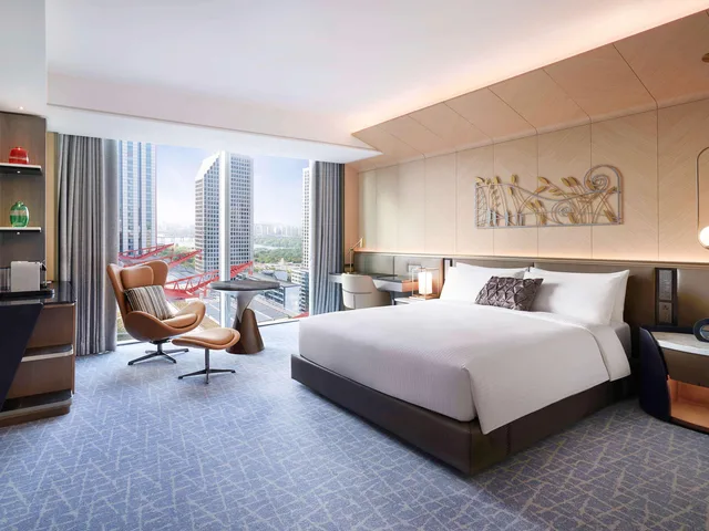 جناح بريميير بسرير كينج وسريرين منفصلين بغرفتي نوم، Fairmont Ambassador Seoul 2/23
