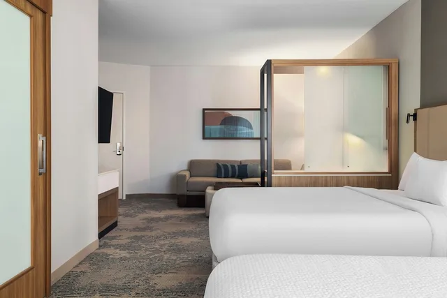 جناح بسريرين كوين مع سرير سحّاب إضافي، Springhill Suites Dayton Vandalia 2/7