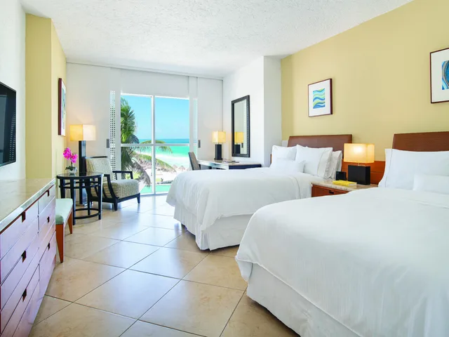 غرفة ديلوكس رباعية بإطلالة على البحر، Westin Resort And Spa Cancun 1/2