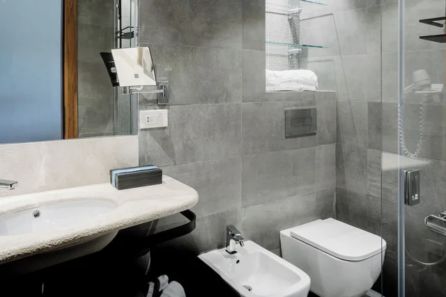 غرفة كلاسيكية بسرير مزدوج بإطلالة على الحديقة، Hotel Aquadulci 5/10