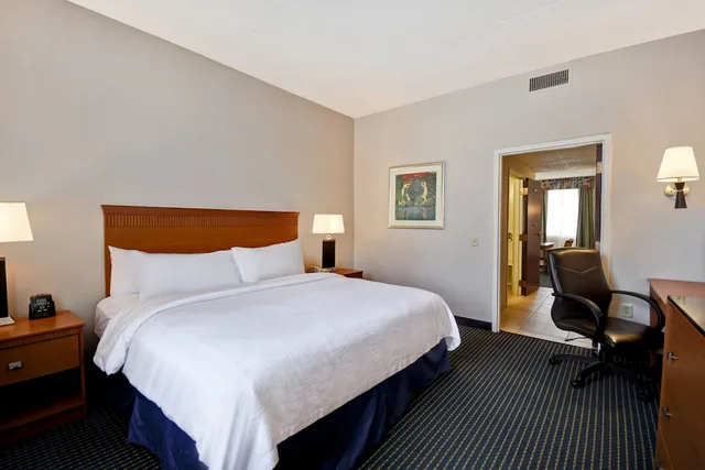 غرفة بسرير كينج مع أريكة لذوي الإعاقة، Embassy Suites by Hilton Lexington UK Coldstream 2/10