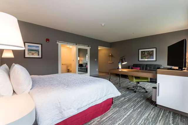 جناح استوديو بسرير كينج مع أريكة لذوي الإعاقة، Hampton Inn Suites Allen Park 2/10