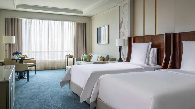 غرفة ديلوكس بسرير مزدوج أو سريرين منفصلين، Four Seasons Hotel Macao 1/1