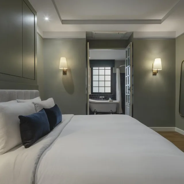 غرفة بسرير كينج بحمام خاص، Thomas Bangkok Hotel 2/10