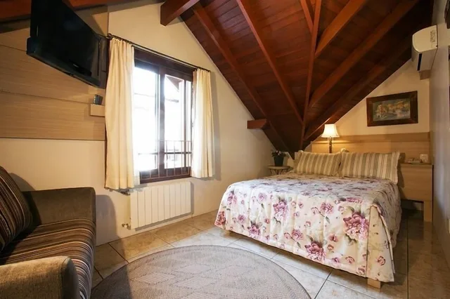 غرفة بسرير مزدوج أو سريرين منفصلين، Pousada Belluno 4/5