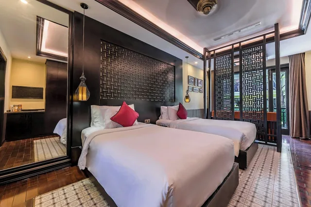 بنغل بسرير كوين بإطلالة على الحديقة، Koi Resort Spa Hoi An 5/10