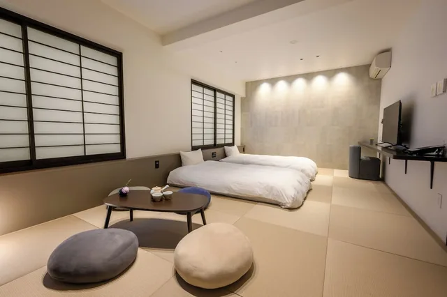 Superior, Quadruple, Twin Beds, 2 Futon Beds, East Wing, Miyajima Coral 2/6