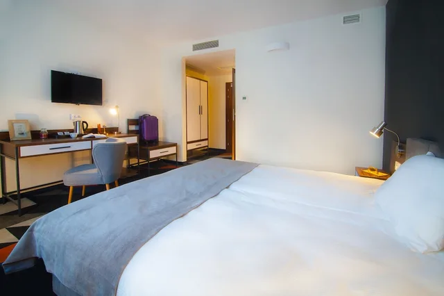 غرفة ديلوكس مفردة بسرير مزدوج، Vulcan Hotel 3/4