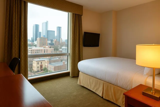 استوديو ديلوكس بسرير كوين، LIC Manhattan View Hotel 2/8