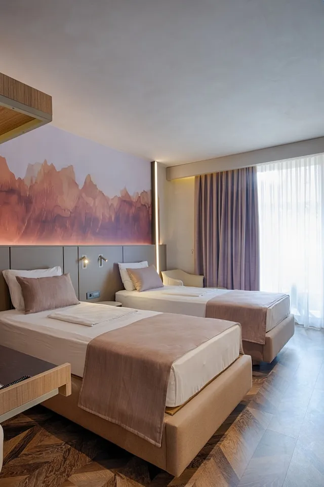 غرفة قياسية ثلاثية بثلاثة أسرّة بإطلالة على الجبل بغرفة نوم واحدة، Kleopatra Dreams Beach 2/7