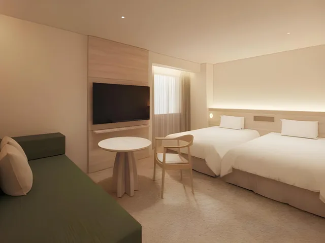 غرفة ديلوكس بسريرين منفصلين، Richmond Hotel Sendai 1/2