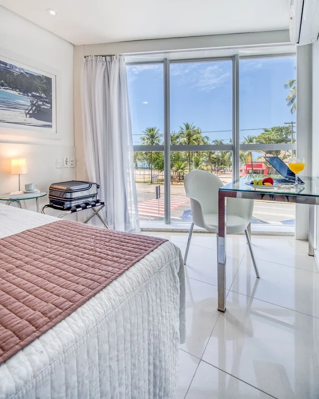 غرفة بريميوم بسرير كوين بإطلالة على المدينة، Hotel Brisa Praia 2/4