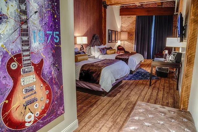 غرفة ديلوكس بسريرين كوين لذوي الإعاقة، Hard Rock Hotel & Casino Sioux City 3/7