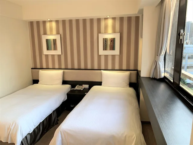 غرفة قياسية بسريرين منفصلين، Talmud Hotel Taichung 1/8