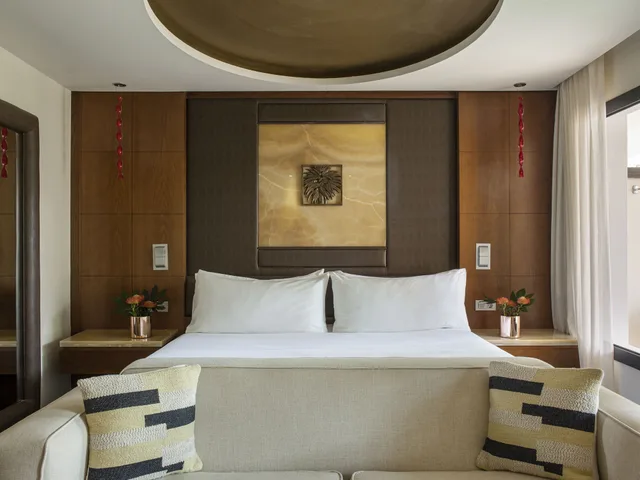 Red Level, Junior Suite, Twin Beds, Ocean Front, Sofa, Jetted Tub، Red Level at Gran Melia Palacio de Isora - Adults Only 1/10