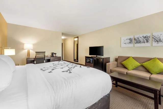 جناح بسرير كينج مع أريكة لذوي الإعاقة، Sleep Inn & Suites Lincoln University Area 1/5