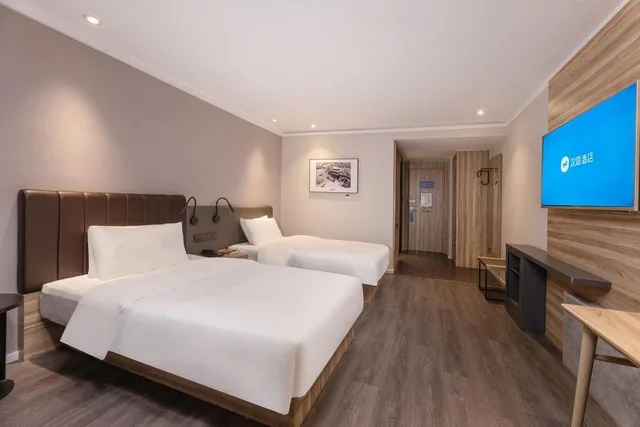 غرفة سوبيريور بسريرين، Hanting Express Hotel Nanjing Zhongshan East Road 1/1