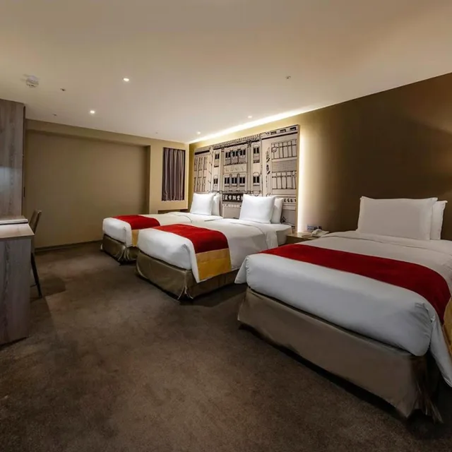 غرفة كلاسيكية ثلاثية، Green World Hotels Zhongxiao Taipei 2/8