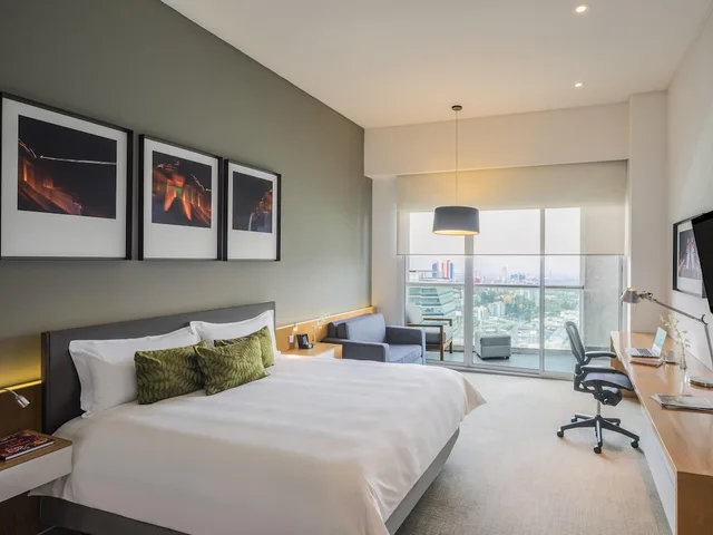 جناح استوديو تنفيذي بسرير كينج بشرفة، The Paragon Hotel Mexico City Santa Fe by Accor 1/10