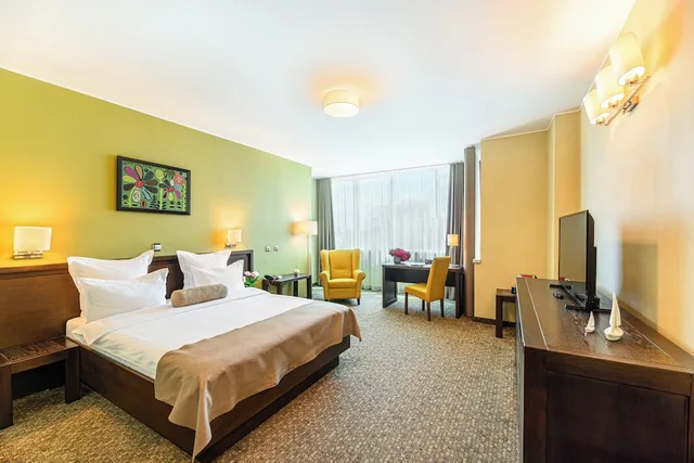 غرفة ديلوكس بسرير كوين بإطلالة على النهر، Vega Hotel 3/8