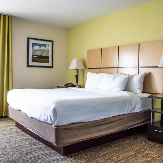 جناح بسرير كينج بغرفة نوم واحدة مع أريكة، CANDLEWOOD SUITES OVERLAND PARK 2/7