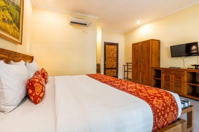 غرفة قياسية بسرير مزدوج بشرفة، Meruhdani Boutique Hotel Ubud 3/10