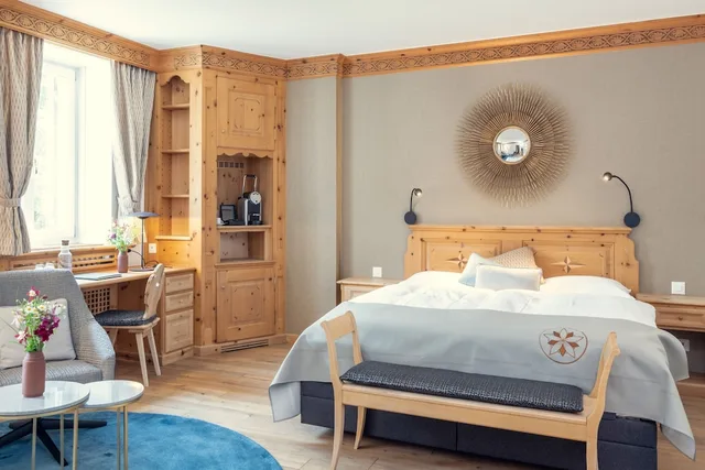 غرفة ديلوكس بسرير مزدوج، Parkhotel Margna Superior 1/8