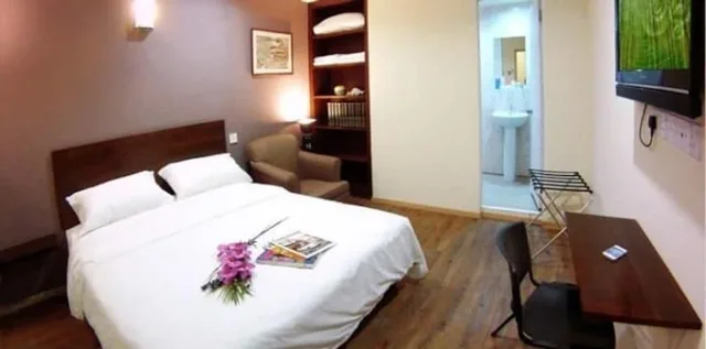 غرفة قياسية بسرير مزدوج، Rujia Inn 1/8