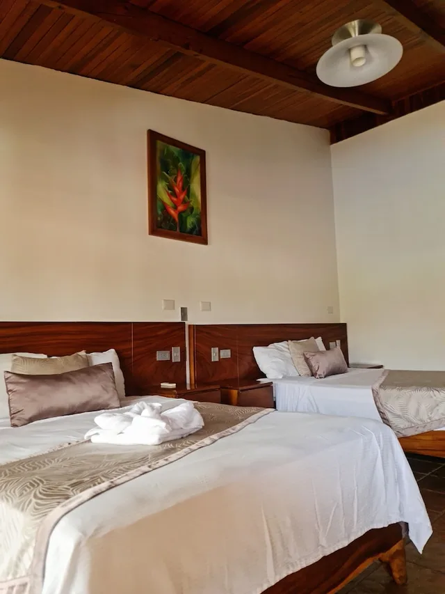 غرفة ديلوكس رباعية بسريرين مزدوجين، Arenal Hostel Resort 1/6